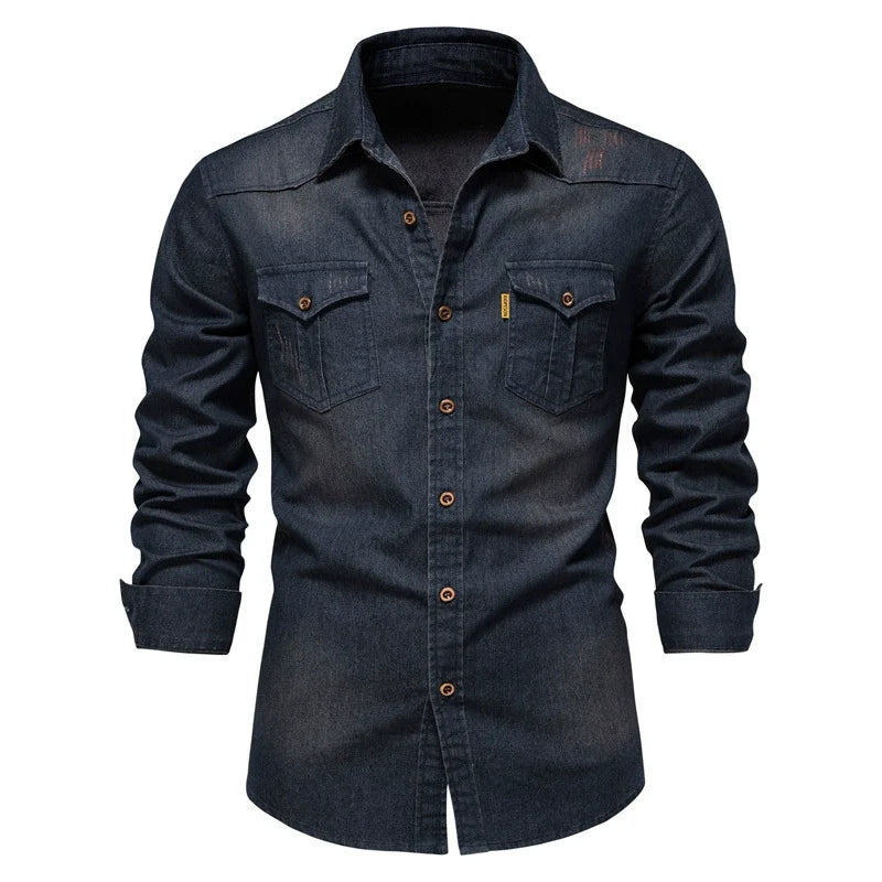 Heren Shirt | Slimfit | Lange Mouw | Lange mouwen