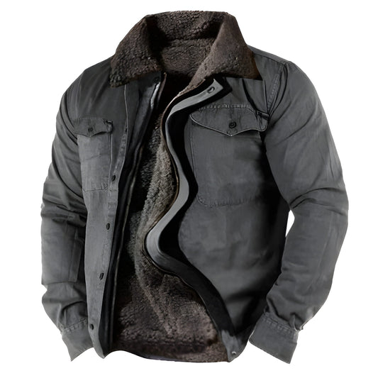 Winterjas Heren | Military Jacket | Functionele Zakken | Duurzame Tussenjas
