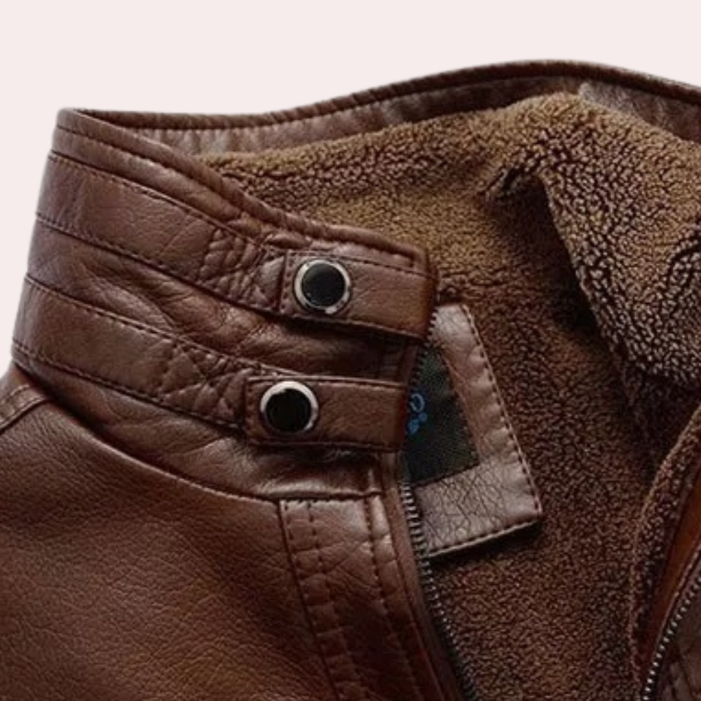 Winterjas Heren | Stijlvolle PU Leren Jas | Tijdloze Stijl