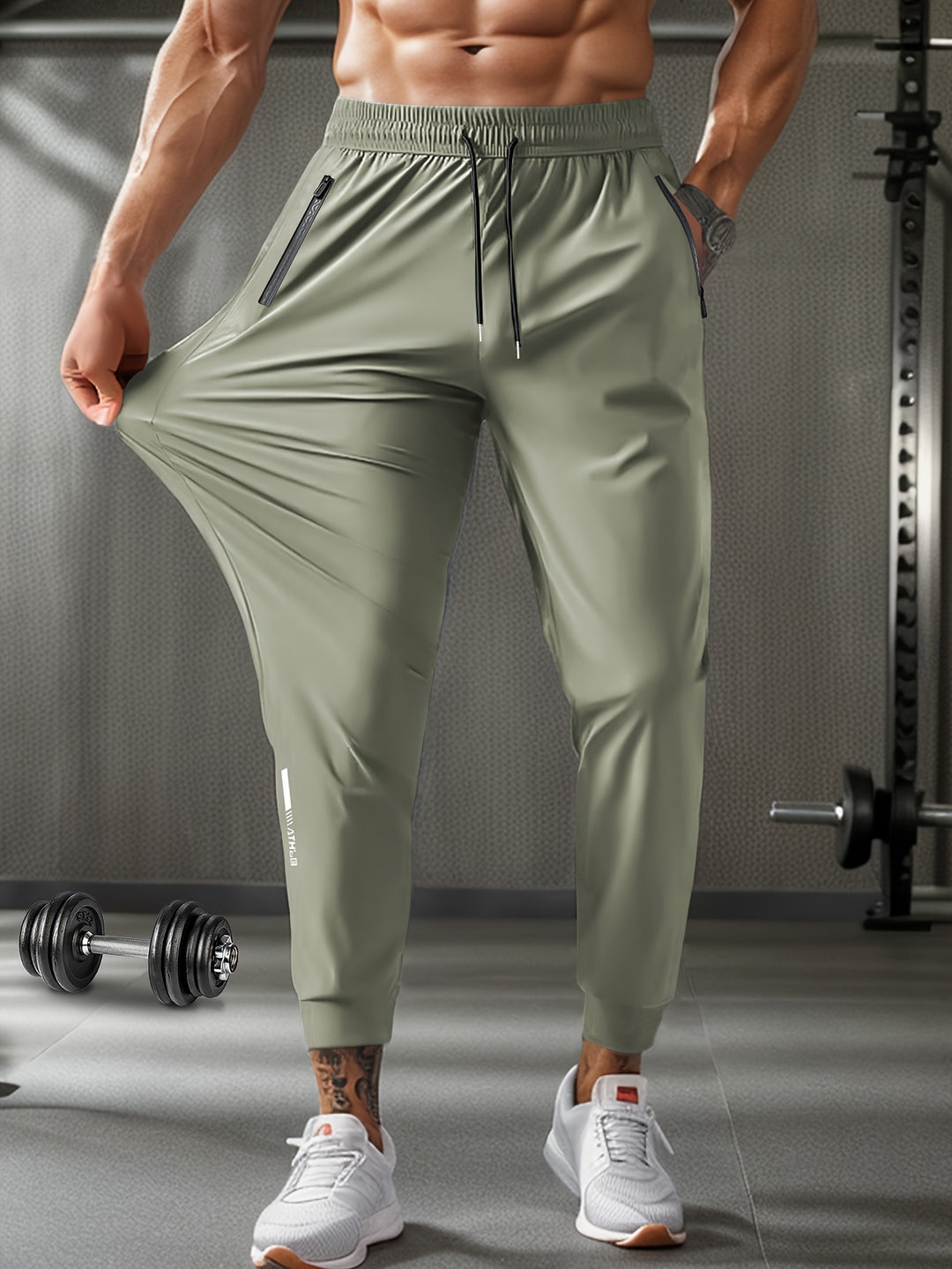Heren Joggingbroek | Normale Pasvorm | Ademend & Rekbaar | Praktische zakken