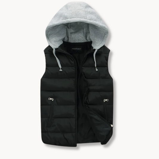 Heren Bodywarmer | Vest Heren | Winter met Capuchon