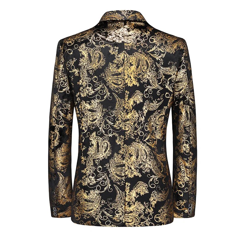 Blazer Heren | Uniek Printdesign | Stijlvolle Slim Fit Jas