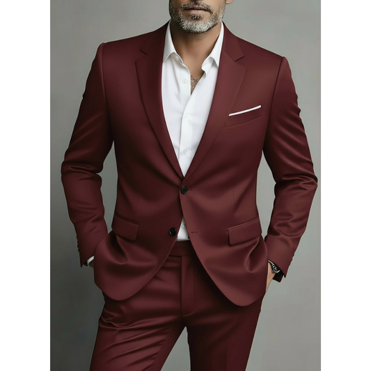 Jassen Heren | Tweedelig Anzug Set | Elegante Moderne Look
