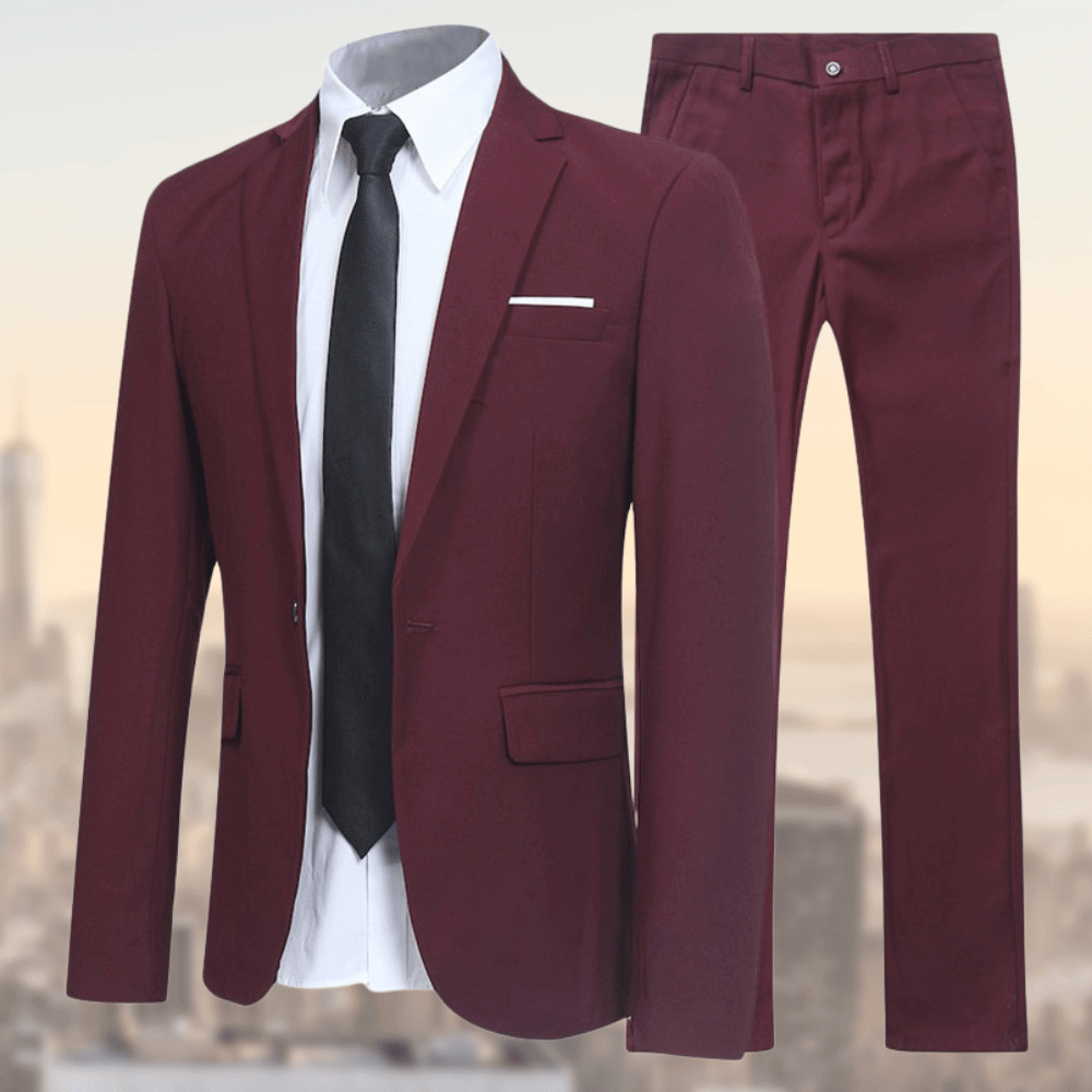 Heren Tweedelig Pak | Casual Wedding Suit | Business & Ceremonie | Slim Fit Westwear Set