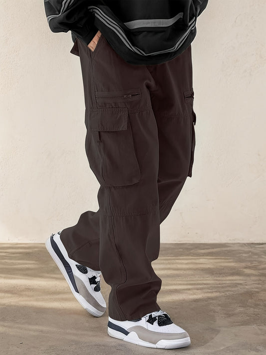 Heren Cargo Broek | Trekkoord & Klepzakken | Comfortabel & Duurzaam | Streetwear