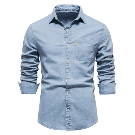 Heren Shirt | Slimfit | Lange Mouw | Lange mouwen