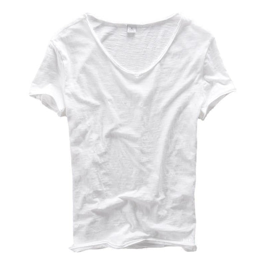 Heren T-shirt | Diepe V-Hals | Ademend & Lichtgewicht