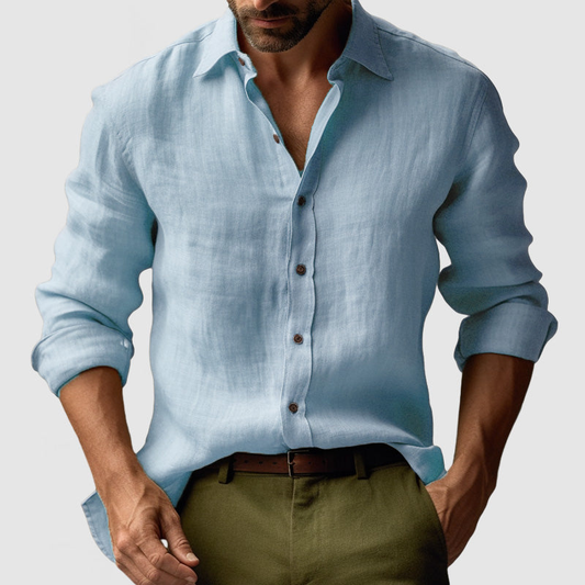 Overhemd Heren | Vintage Lange Mouwen | Stijlvolle Kleding