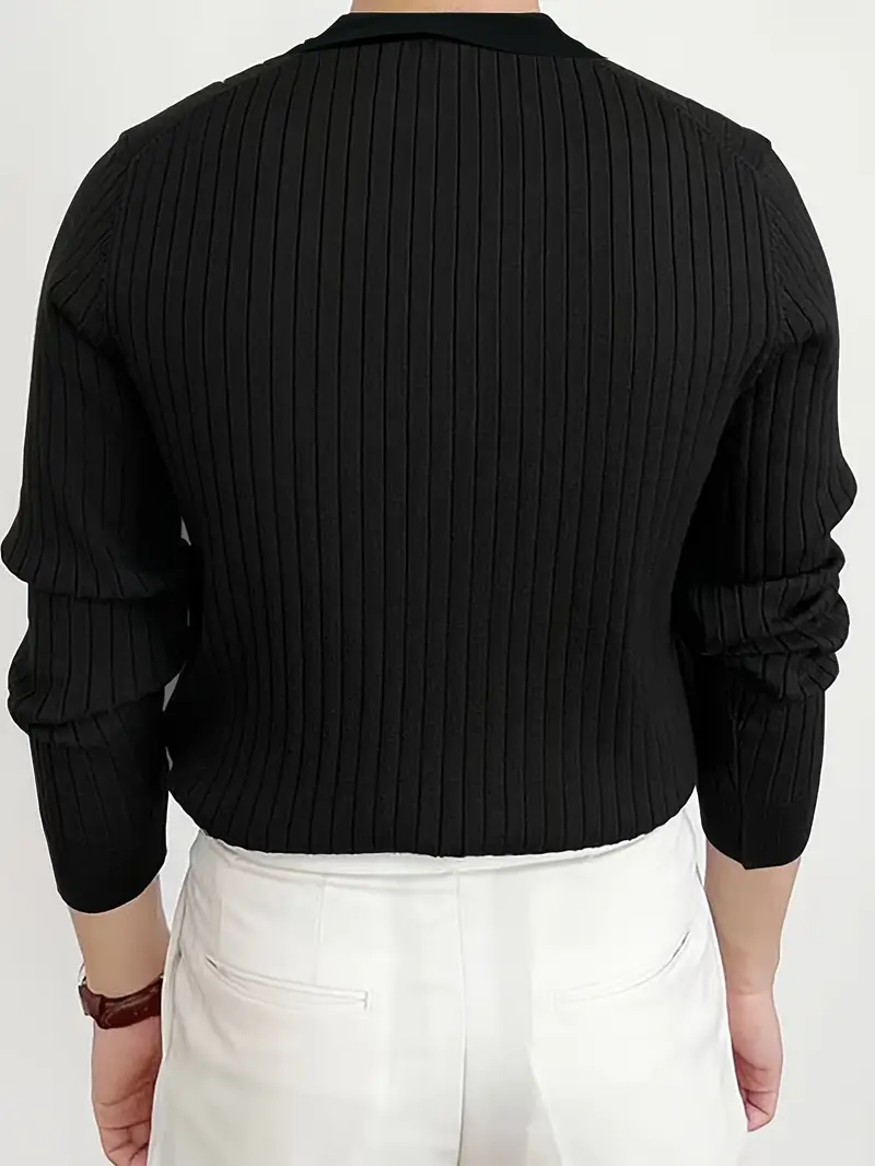 Truien Heren | Polo Kraag | Ribgebreid Design | Comfort Fit