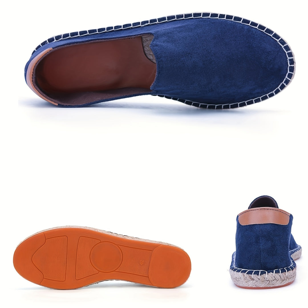 Heren Loafers | Ademend & Handgemaakt | Linnen Zool & Canvas | Casual Slip-On