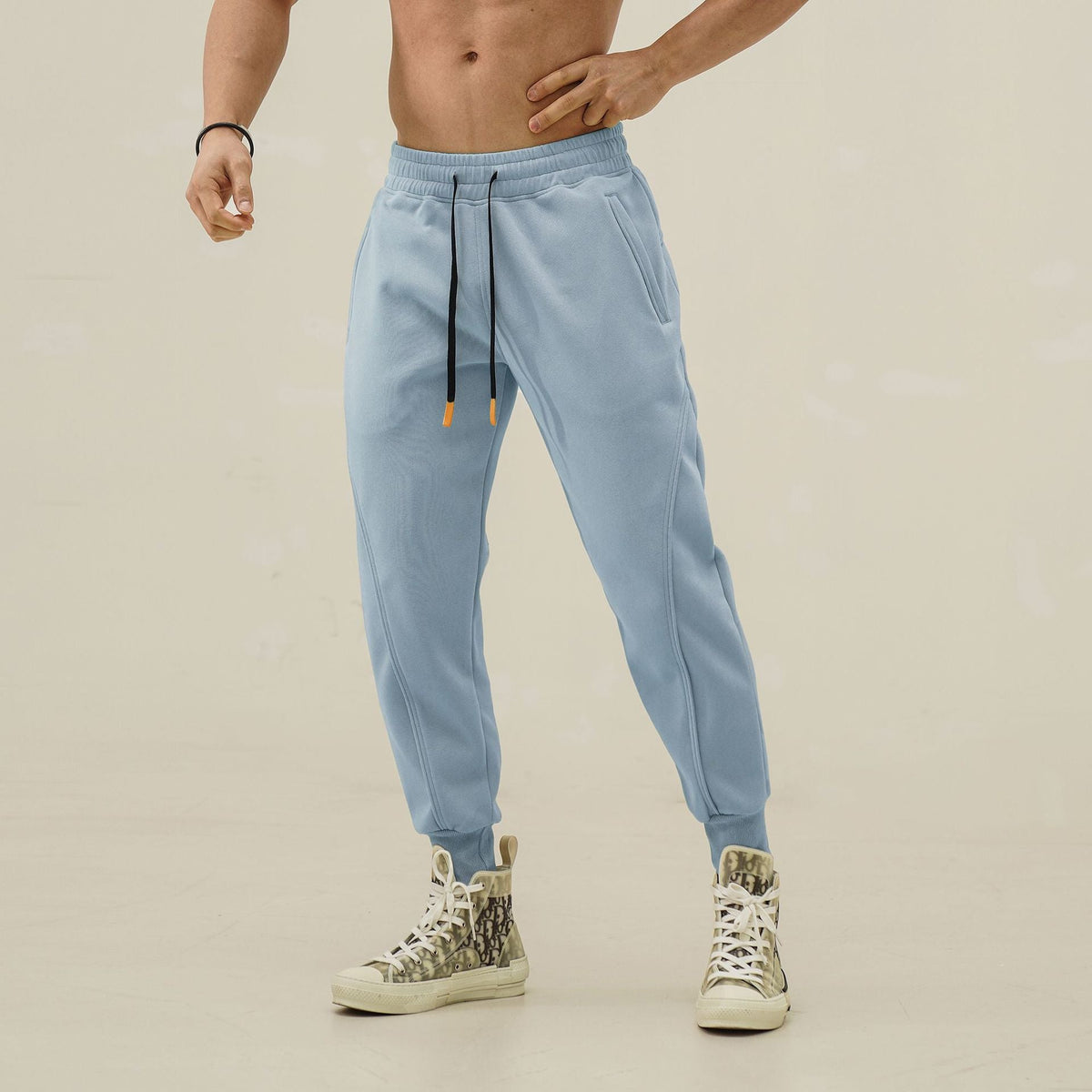 Heren Joggerbroek | Losse Pasvorm & Zakken | Medium Stretch