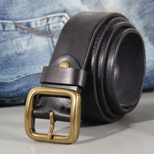 Premium Klassieke Leren Riem voor Tijdloze Elegantie en Superieur Vakmanschap | Tim