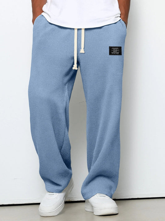 Heren Relaxed-Fit Broek - Moeiteloos Comfort - Hemelsblauw
