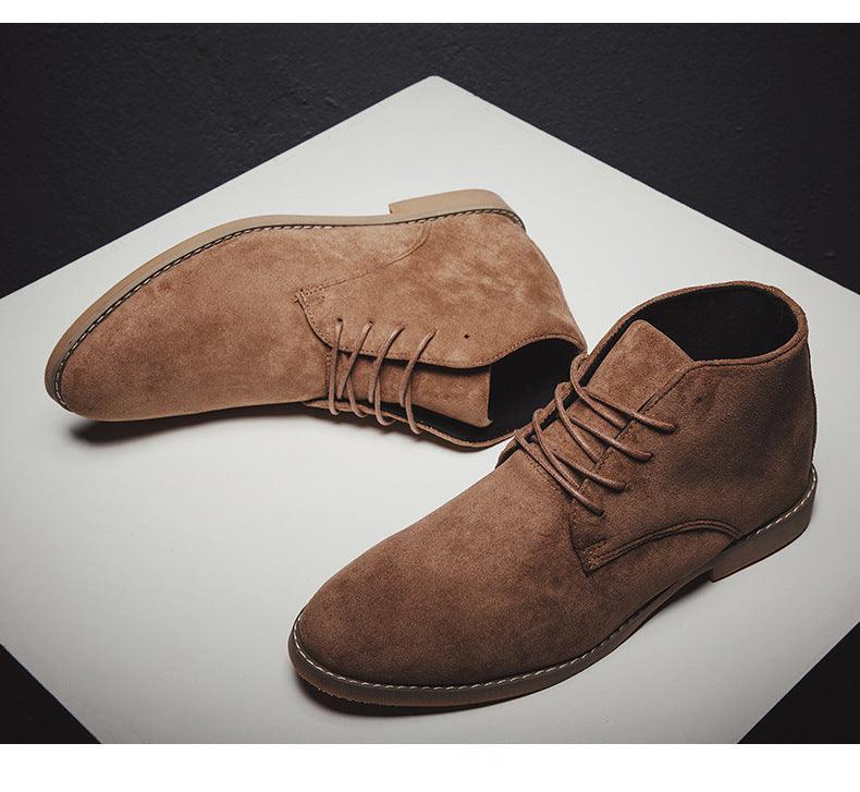 Heren Ronde Neus Veterschoenen - Klassieke Laarzen