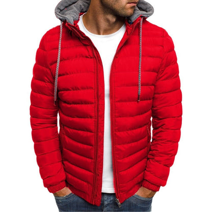 Winterjas Heren | Gewatteerd Design | Winddicht Tussenjas heren