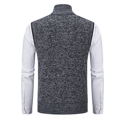 Truien Heren | Klassieke Gebreide Sweater met Rits | Zachte Stof