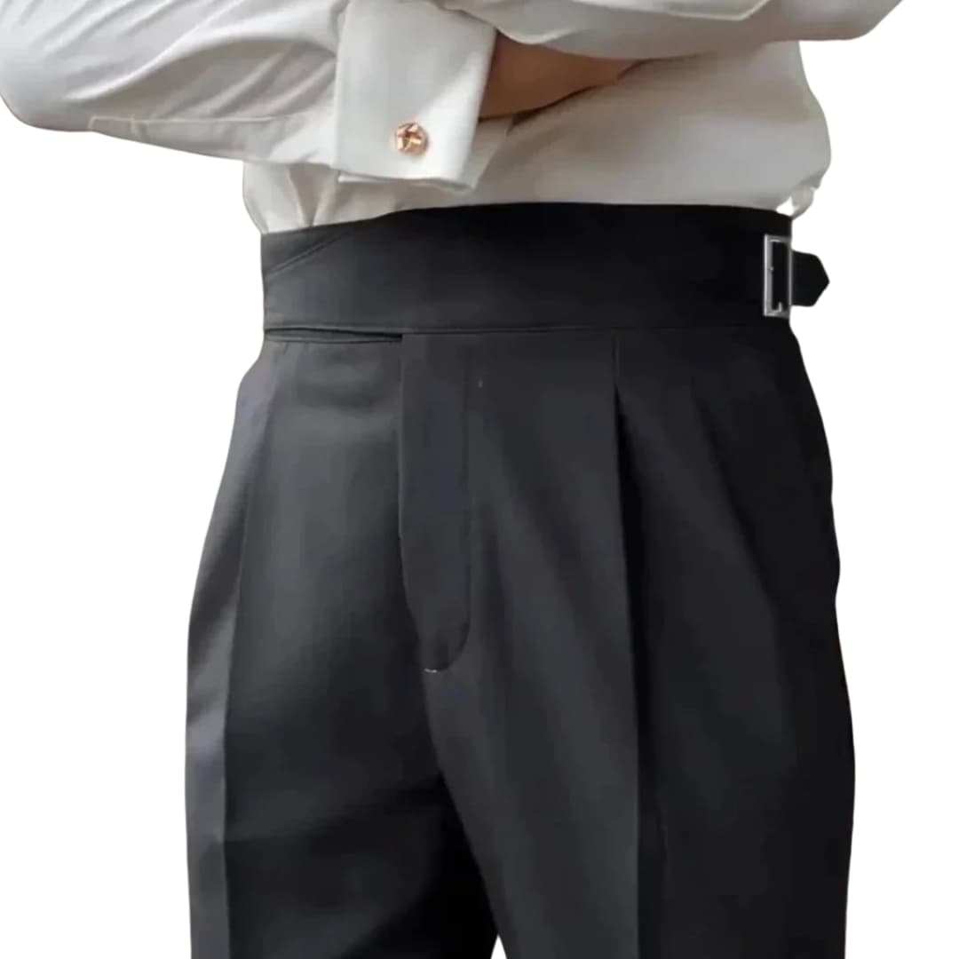 Heren Broek | Straight | Hoge Taille | Lente