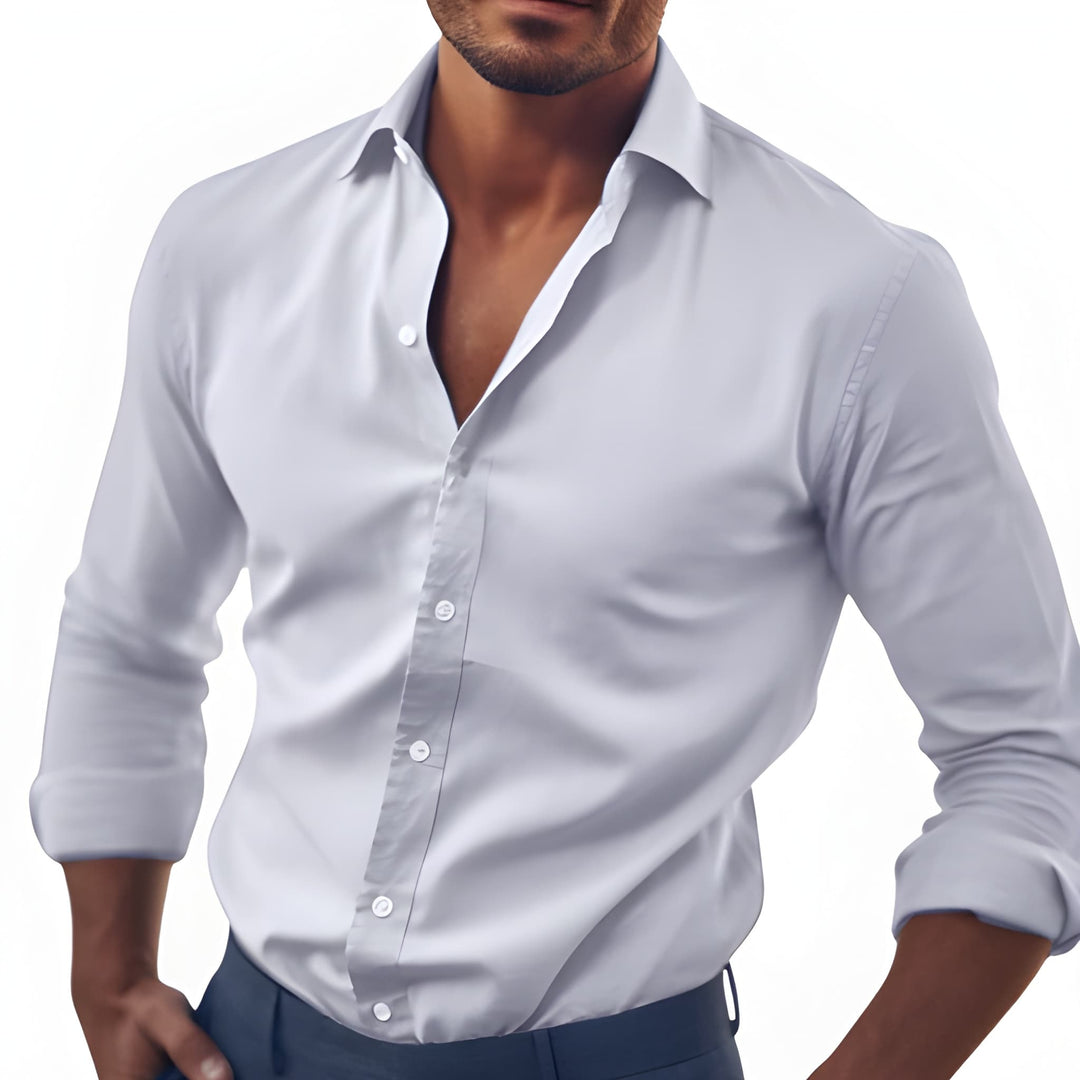 Heren Shirt | Elegant | Lange Mouw | Lente