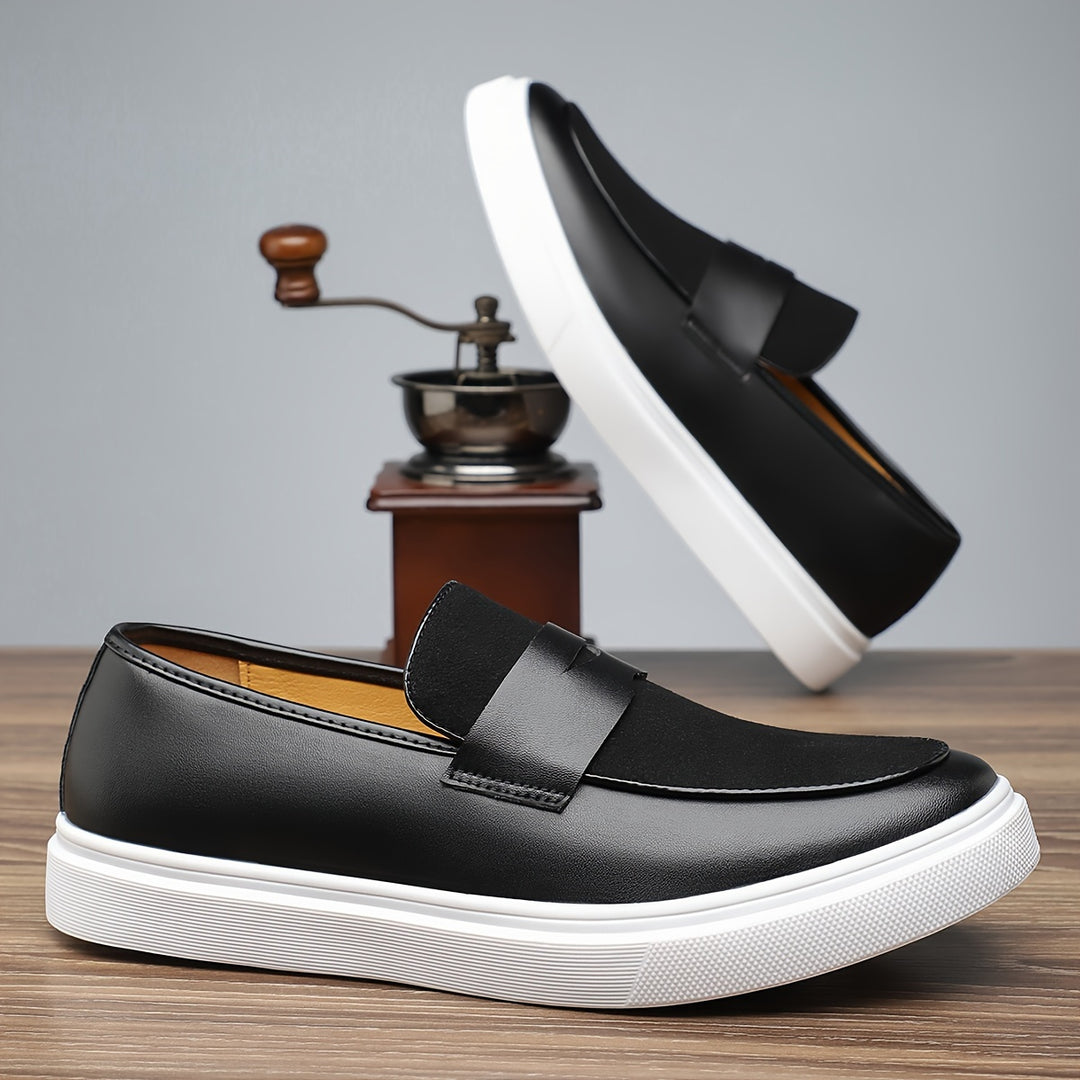 Heren Loafers | Uniek & Elegant | Slip-On Comfort | Klassiek ontwerp |  Zwart