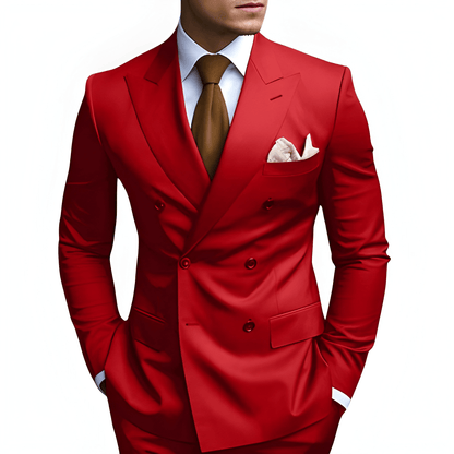 Heren Pak | Dubbele Rij Knopen | Elegante Kleding