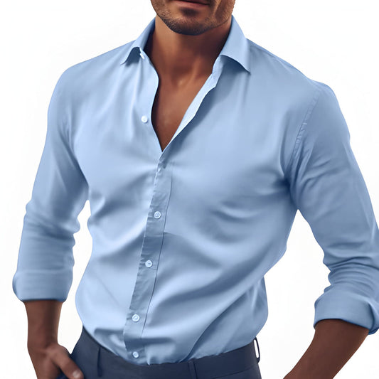 Heren Shirt | Elegant | Lange Mouw | Lente