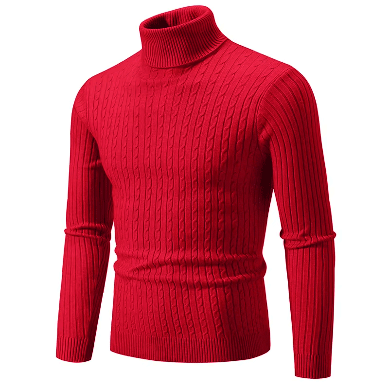 Coltrui Heren | Slim Pasvorm | Hoge Hals & Gebreid Design