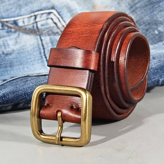 Premium Klassieke Leren Riem voor Tijdloze Elegantie en Superieur Vakmanschap | Tim