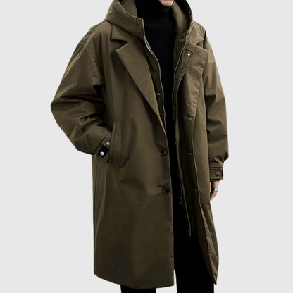 Heren Jas | Elegant & Oversized | Met Capuchon | Winter