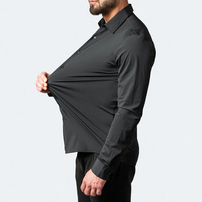 Overhemd Heren | Strijkvrij Kledingstuk | Slim Fit | Elegant Design