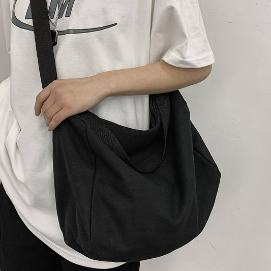 Minimalistische slingbag heren in zwart