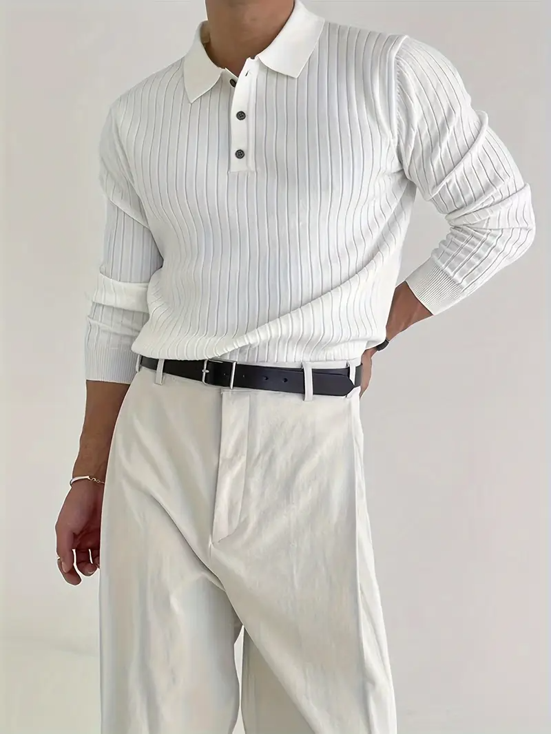 Truien Heren | Polo Kraag | Ribgebreid Design | Comfort Fit