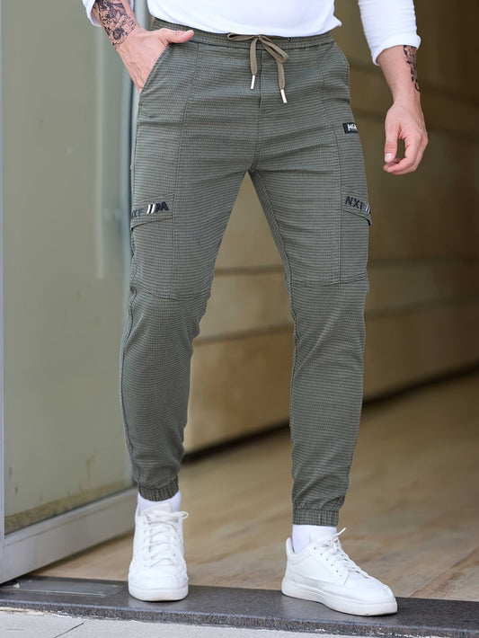 Heren Joggingbroek | Losse Harembroek | Katoenblend & Trekkoord | Casual & Comfortabel