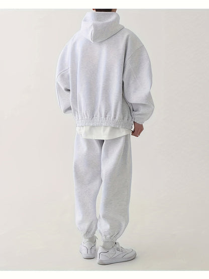 Heren Oversized Hoodie & Sweatpants Set | Comfortabel & Casual | Herfst/Winter