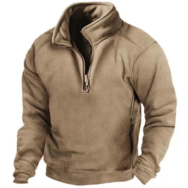 Truien Heren | Winddichte Half-Zip Sweater | Stijlvolle Kraag & Warmte