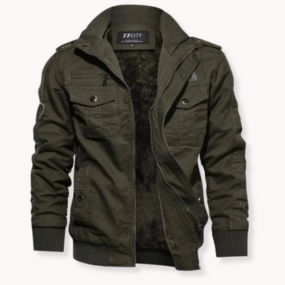 Winterjas Heren | Winddicht Werkjack met Zakken | Outdoor Jas