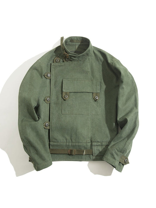Heren Jas | Oversized Vintage | Met Knoopjes