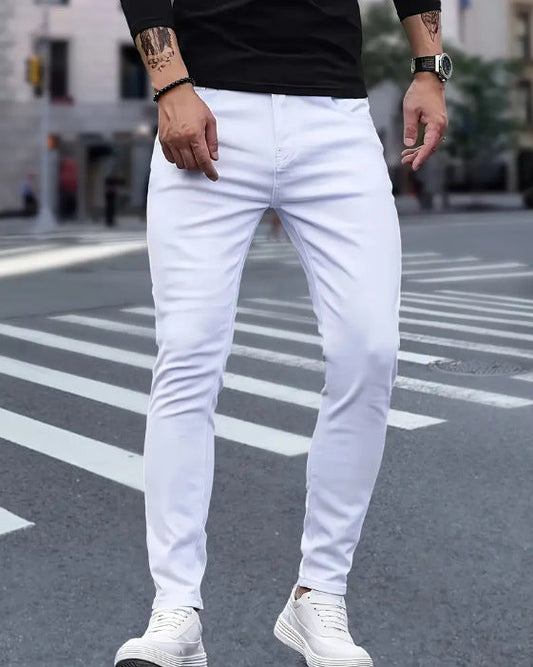Heren Skinny jeans | Stretch Denim | Mid-Waist | Casual en stijlvol