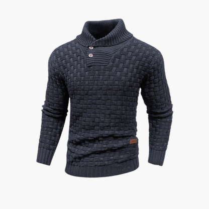 Truien Heren | Trui met Knoopsluiting & Uniek Breipatroon