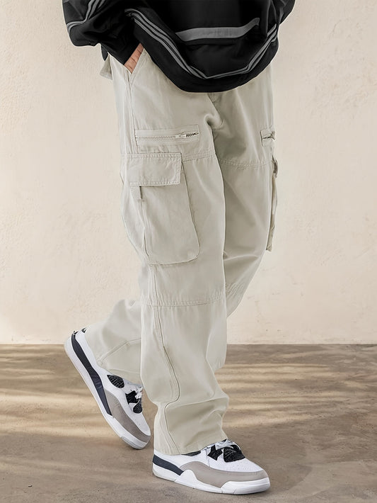 Heren Cargo Broek | Trekkoord & Klepzakken | Comfortabel & Duurzaam | Streetwear