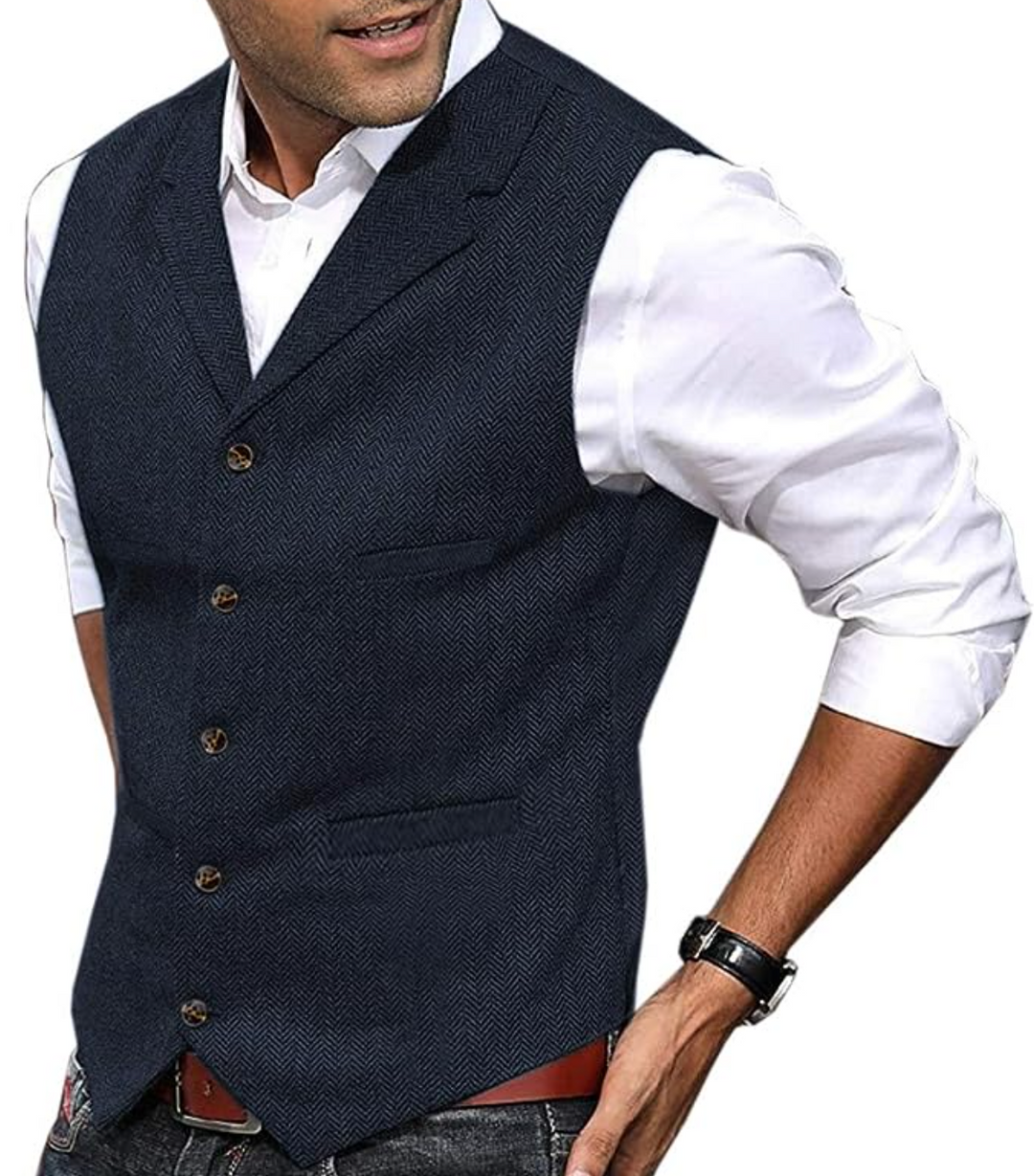 Vest Heren | Tijdloze Stijl | Slim Fit | Elegante Afwerking