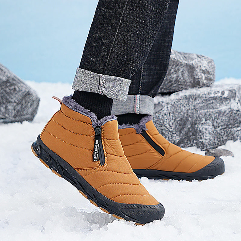 Sneeuwlaarzen Heren | Warme met Rits | Antislip & Gevoerd | Schoenen Heren