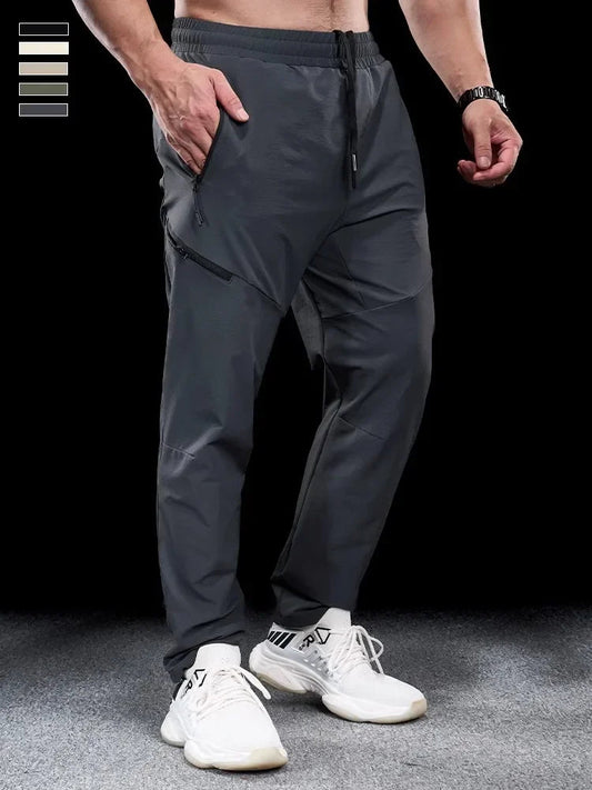 Heren Joggingbroek | Tapered | Met Ritszakken | Winter