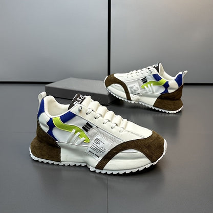 Heren Platformschoenen | Comfortabel & Trendy | Voor Wandelen & Joggen | All-Season Veterschoen