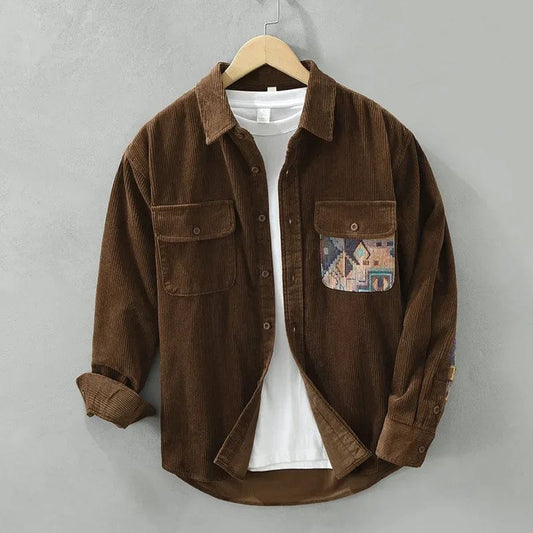Klassiek Corduroy overhemd met gestructureerde elegantie en veelzijdige stijl | Teije