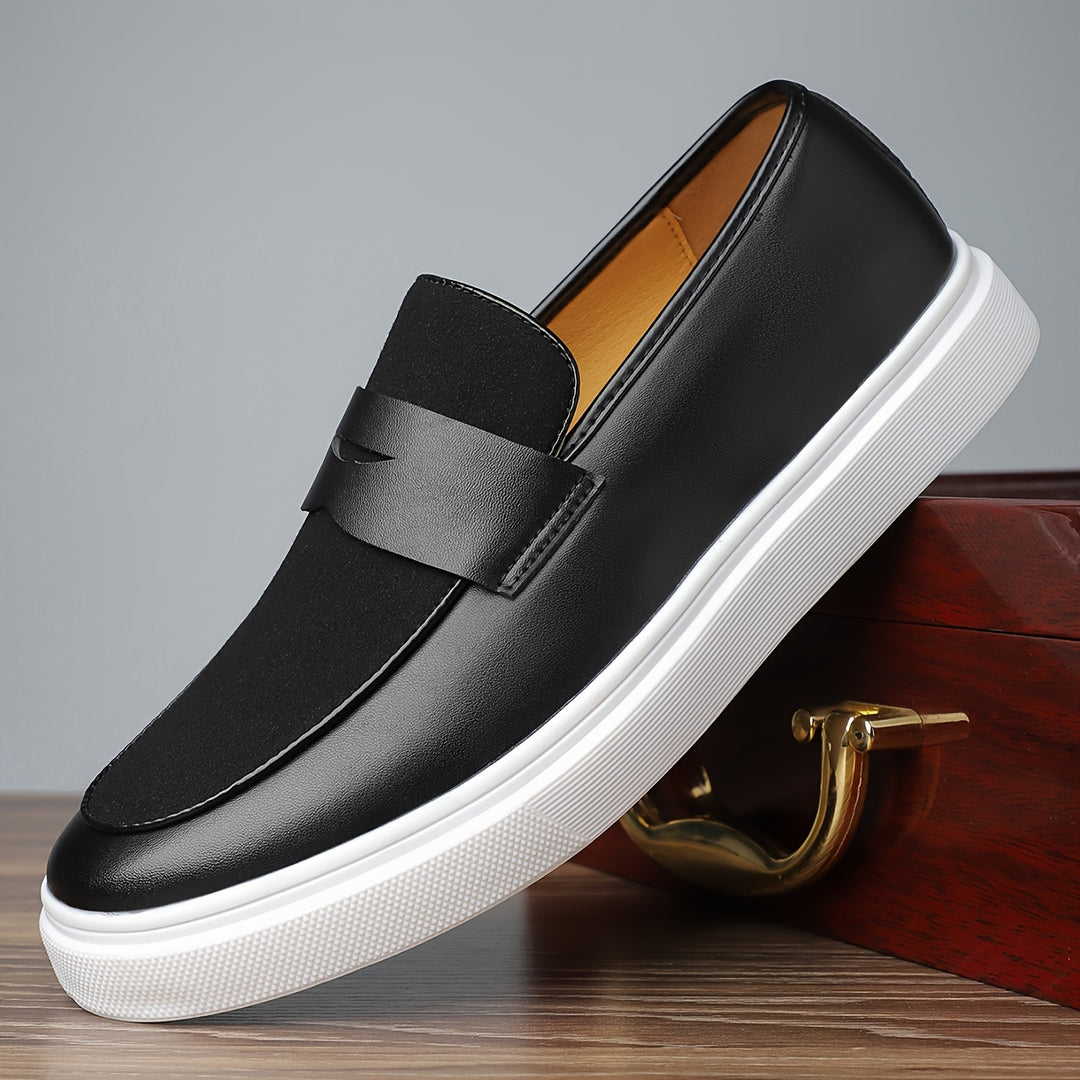 Heren Loafers | Uniek & Elegant | Slip-On Comfort | Klassiek ontwerp |  Zwart