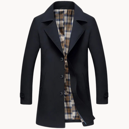 Regenjas Heren | Tijdloze Trenchcoat | Elegant & Stijlvol | Winterjas Look
