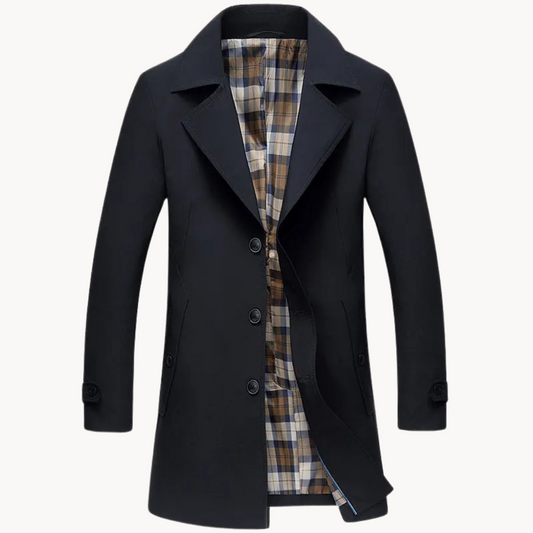 Regenjas Heren | Tijdloze Trenchcoat | Elegant & Stijlvol | Winterjas Look