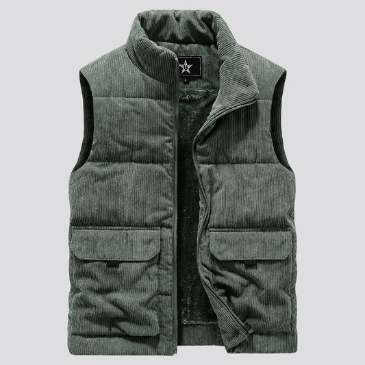 Corduroy Bodywarmer | Stijlvolle Warmte | Zacht & Functioneel Ribfluweel