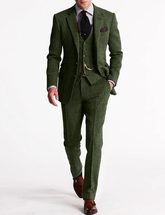 Heren 3 Delig Pak | Formele en feestkleding | Elegant & Klassieke Stijl Kleding