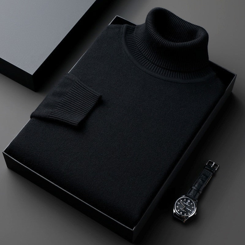 Truien Heren | Luxe Coltrui | Sweater met Fijngebreide & Zachte Textuur